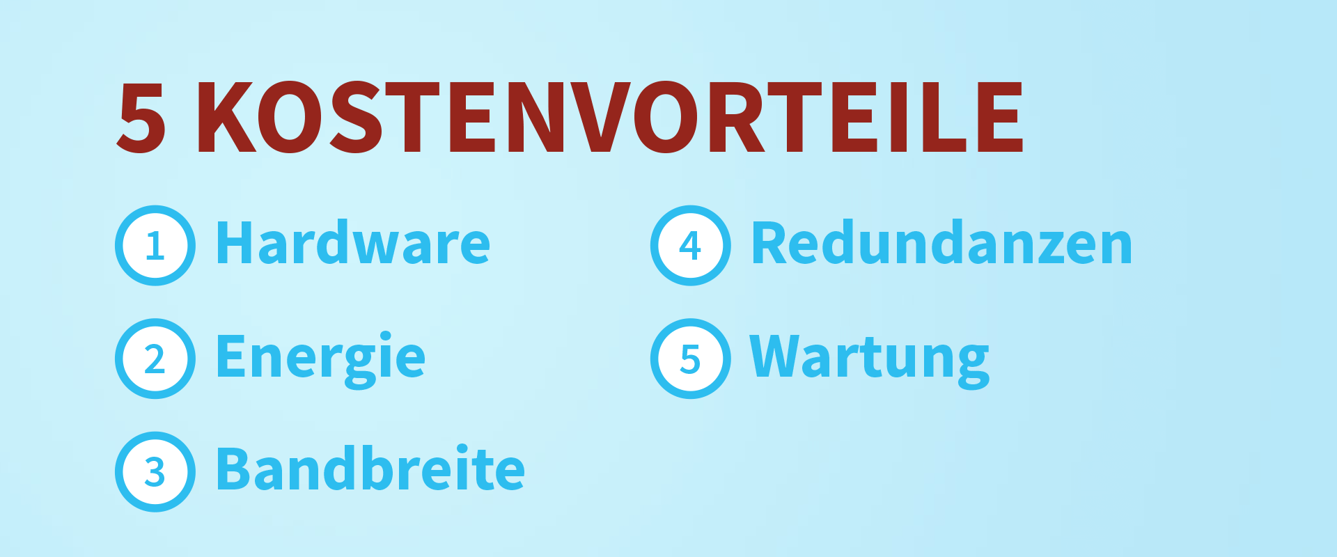 5 Kostenvorteile Colocation
