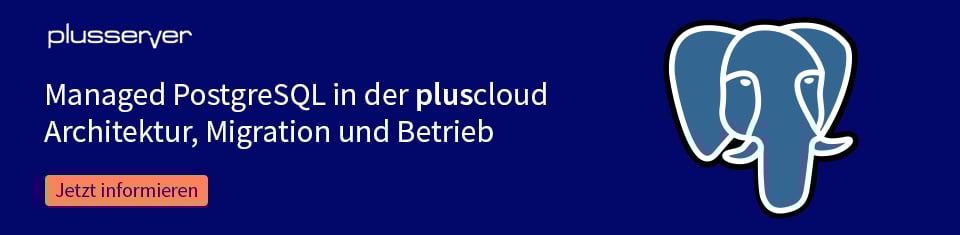 Managed Postgres in der pluscloud